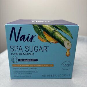 Nair Spa Sugar Hair Remover 8.5 oz All Over Body Formula New Sealed